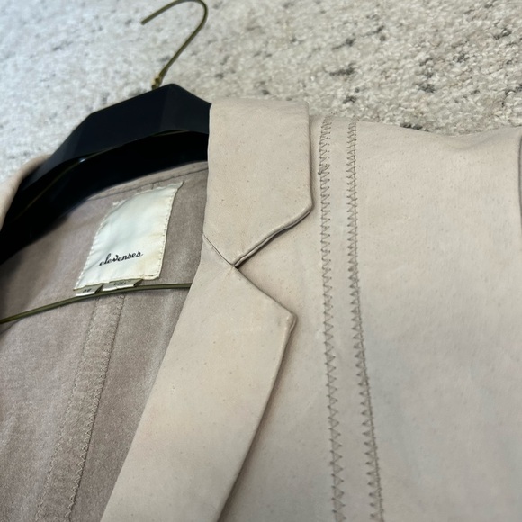 Elevenses (Anthropologie) XS leather blazer in good used condition - Picture 12 of 12